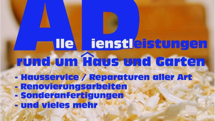 AD Handwerker alle Dienstleistungen rund um Haus und Garten