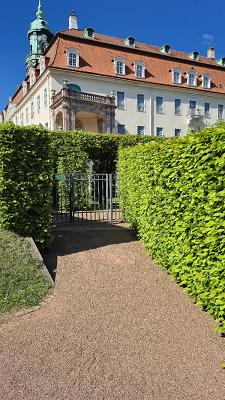 Ausgang für Gäste mit Rollstuhl, Rollator und Kinderwagen