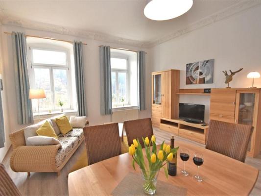 Apartment mit Garten in Borstendorf