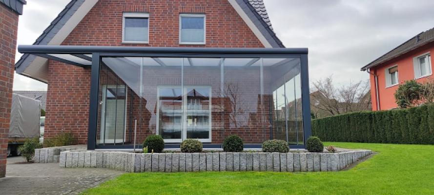 Gartenbau Hülsmann Ihr Landschaftsgärtner Terrassenüberdachungen Sommergarten Betriebsgelände