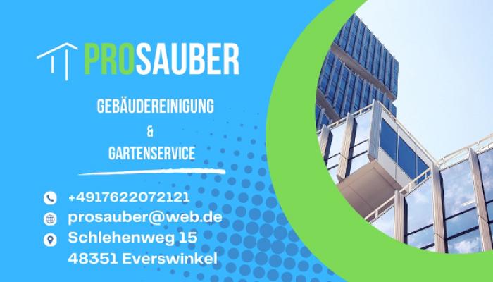 PROSAUBER Gebäudereinigung & Gartenservice