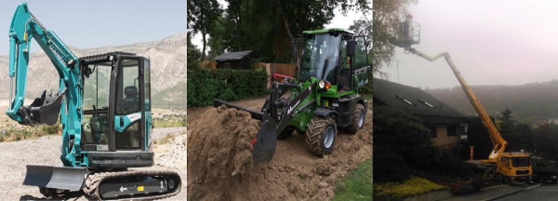 Baggerarbeiten & Erdbewegungen - Bagger - Gartenbau - Binder