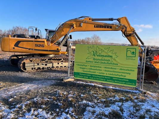 Weimann GmbH Garten- und Landschaftsbau Erdbau Abbruch Baumdienst Baggerbetrieb