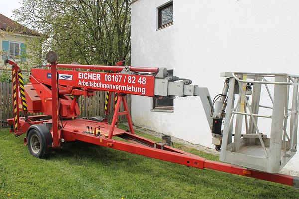 Arbeitsbühnenvermietung Eicher in Freising und Umgebung, Dienstleistungen rund um Haus und Garten
