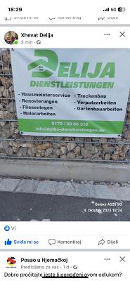 Delija Dienstleistungen am Bau