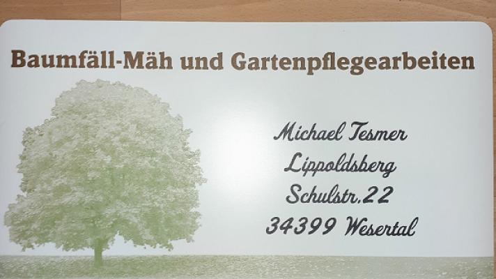 Michael Tesmer Baumfäll-Mäh und Gartenpflegearbeiten